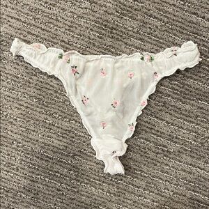 Victoria’s Secret sexy little things ruffle thong panty, Fashion Show Vintage